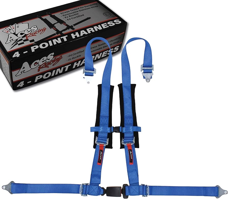 Amazon | 4点パッド入りハーネス SxS その他のオフロード車両用